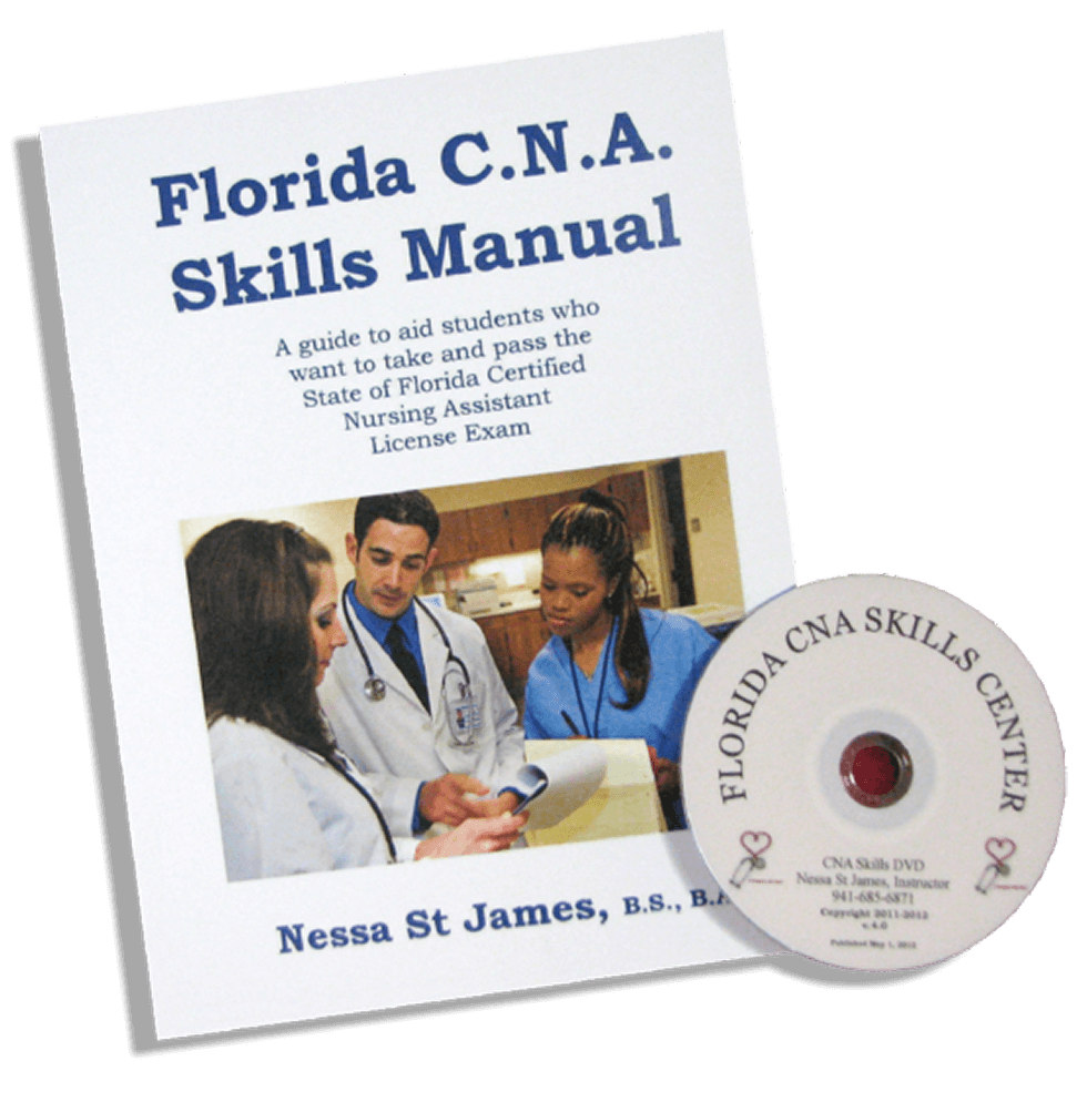 Book 1 (1) Florida CNA Skills Manual and DVD.